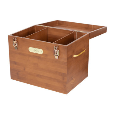 Caja de limpieza Grooming Deluxe by Kentucky Marrón Marrón Caja de limpieza Grooming Deluxe by Kentucky Marrón Marrón