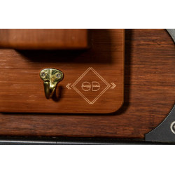 Porta-cabezadas individual Grooming Deluxe by Kentucky Marrón