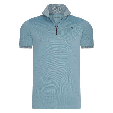 Polo Euro-Star Gino Plomo negro Azul