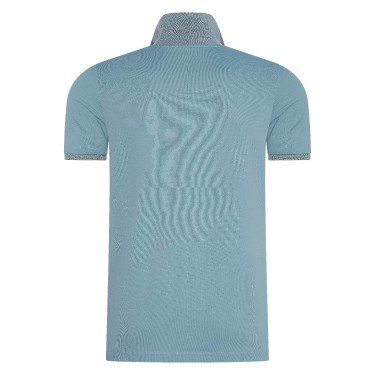 Polo Euro-Star Gino Plomo negro Azul