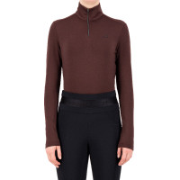 Tech top Euro-Estrella Olivia Castaño oscuro Azul