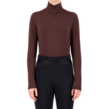 Tech top Euro-Estrella Olivia Rosa negra Burdeos