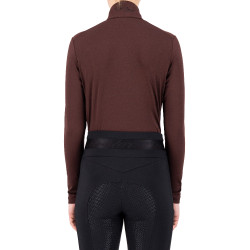 Tech top Euro-Estrella Olivia Rosa negra Burdeos