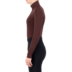 Tech top Euro-Estrella Olivia Rosa negra Burdeos