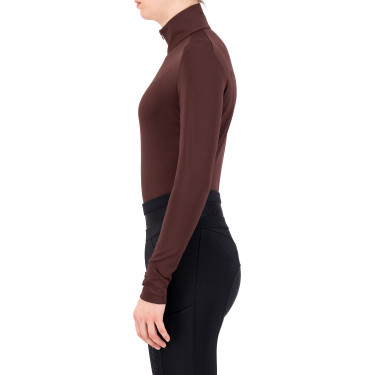 Tech top Euro-Estrella Olivia Rosa negra Burdeos