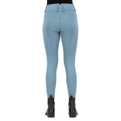 Legging de equitación Easy Rider Rihanna FullGrip Plomo Azul