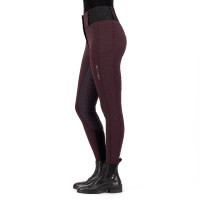 Leggings de equitación Euro-Star Athletic leanline FullGrip Granada Rojo