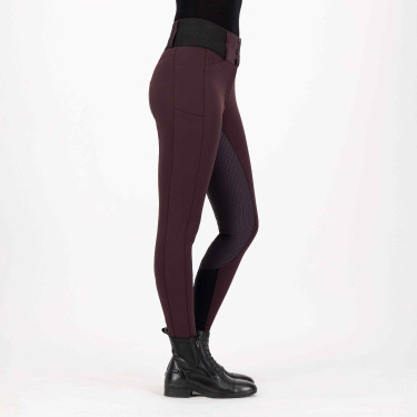 Leggings de equitación Euro-Star Athletic leanline FullGrip Rosa negra Burdeos Leggings de equitación Euro-Star Athletic leanline FullGrip Rosa negra Burdeos