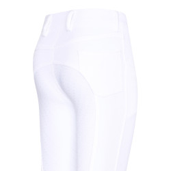 Pantalón de montar niño Euro-Star Evita FullGrip Blanco