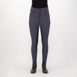 Pantalón de equitación Euro-Star Arielle Highwaist Grip Connect Full Imán Gris