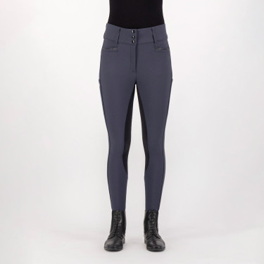 Pantalón de equitación Euro-Star Arielle Highwaist Grip Connect Full Imán Gris