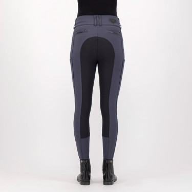 Pantalón de equitación Euro-Star Arielle Highwaist Grip Connect Full Imán Gris