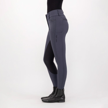 Pantalón de equitación Euro-Star Arielle Highwaist Grip Connect Full Imán Gris
