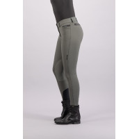 Pantalones de montar Euro-Star Arista Fashion Diamond KneeGrip Gris ruleta
