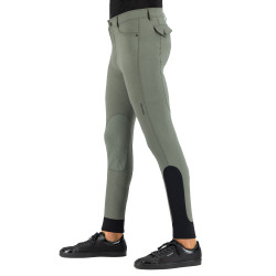Pantalón de montar Euro-Star Camillo KneeGrip Gris ruleta