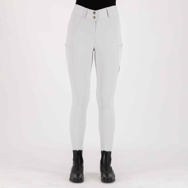 Pantalón de equitación Imperial Riding Bliss FullGrip Cristal Blanco