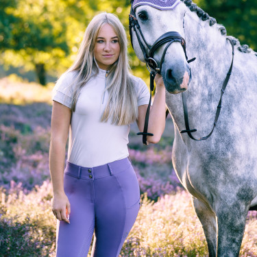 Pantalón de equitación Imperial Riding Bliss FullGrip Amatista Violeta Pantalón de equitación Imperial Riding Bliss FullGrip Amatista Violeta