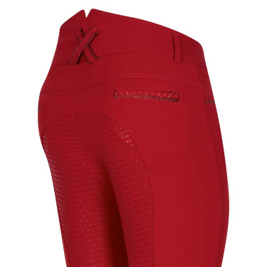 Pantalón de montar Imperial Riding El Capone cintura alta FullGrip Rojo tango