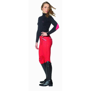 Pantalón F&C Cayenne mujer Rojo / blanco