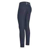 Legging de equitación HV Polo Isabell FullGrip Bahía negra Burdeos