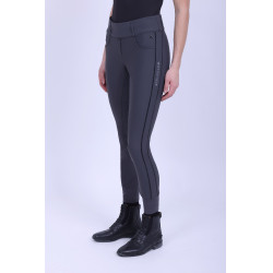 Legging de equitación HV Polo Isabell FullGrip Gris definitivo