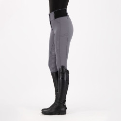 Pantalón de equitación Euro-star Athletic lean Fullgrip Imán Gris Pantalón de equitación Euro-star Athletic lean Fullgrip Imán Gris