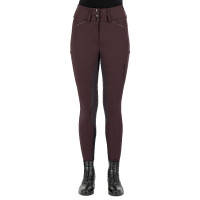 Pantalón de equitación Euro-star Aurelia Diamond FullGrip Rosa negra