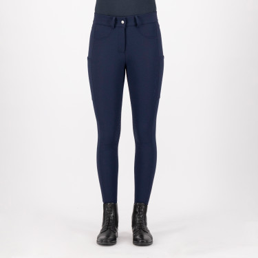Pantalón de equitación Euro-star Empress KneeGrip Marino Azul marino
