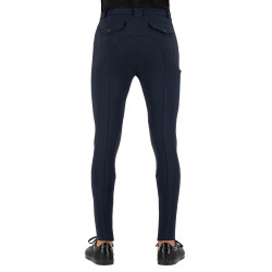 Pantalón de equitación Euro-star Gabriel Grip Connect Knee Noche Azul marino