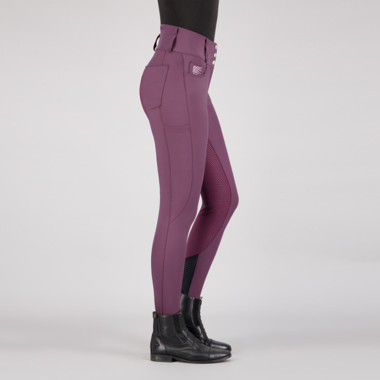 Pantalón de equitación Euro-star Indigo de cintura alta FullGrip Pantalón de equitación Euro-star Indigo de cintura alta FullGrip
