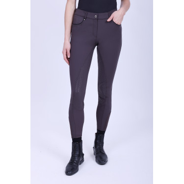 Pantalón de equitación HV Polo Ellen FullGrip Gris definitivo Pantalón de equitación HV Polo Ellen FullGrip Gris definitivo