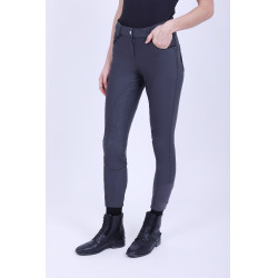 Pantalón de equitación HV Polo Ellen FullGrip Gris definitivo Pantalón de equitación HV Polo Ellen FullGrip Gris definitivo