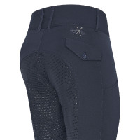 Pantalón de equitación HV Polo Nadine FullGrip Marino Azul marino Pantalón de equitación HV Polo Nadine FullGrip Marino Azul marino