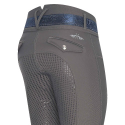 Pantalón de equitación HV Polo Valeska FullGrip Gris definitivo Pantalón de equitación HV Polo Valeska FullGrip Gris definitivo