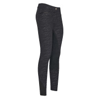 Pantalón de equitación Imperial Riding El Capone AOP Full Cebra negra