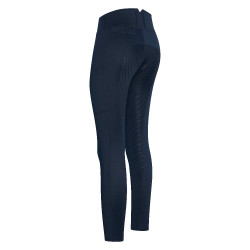Leggings de equitación para NIÑOS Easy Rider Diana FullGrip Marino Azul marino