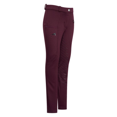 Pantalón de equitación para niños Easy Rider Joy Winter FullGrip Rosa negra Burdeos Pantalón de equitación para niños Easy Rider Joy Winter FullGrip Rosa negra Burdeos