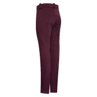 Pantalón de equitación para niños Easy Rider Joy Winter FullGrip Rosa negra Burdeos