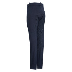 Pantalón de equitación para niños Easy Rider Joy Winter FullGrip Marino Azul marino