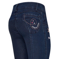 Pantalón de equitación para niños Imperial Riding Demi Jean oscuro Azul marino