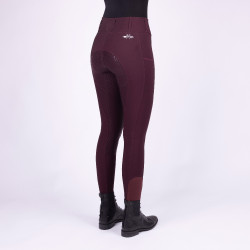 Leggings de equitación HV Polo Classic FullGrip Bahía negra Burdeos Leggings de equitación HV Polo Classic FullGrip Bahía negra Burdeos