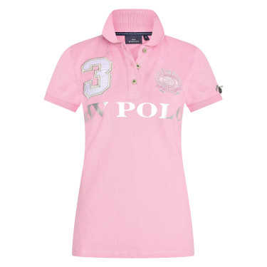 Camiseta tipo polo Favouritas EQ HV Polo Rosa Salvaje