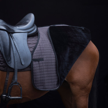 Cubre riñones cuadrado HV Polo Franka Topo Oscuro Marr&amp;amp;amp;oacute;n