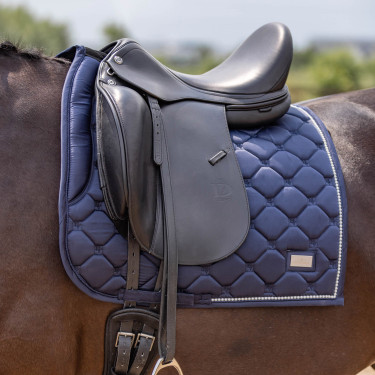 Manta de montar HV Polo Marlie DR Navy blue / plata Azul