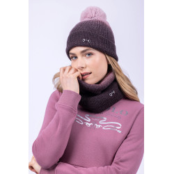 Bufanda tubular HV Polo Yara Malva / moca