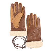 Guantes HV Polo Charlotte Castaño cobrizo Marrón