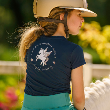 Camiseta para niños Imperial Riding Tinsley Marino Azul marino