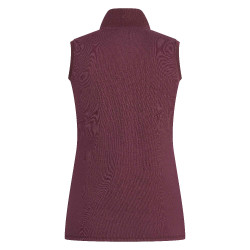 Polo sin mangas HV Polo Classic Bahía negra Burdeos Polo sin mangas HV Polo Classic Bahía negra Burdeos