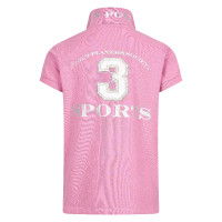 Camiseta tipo polo Favouritas niños HV Polo Rosa Salvaje