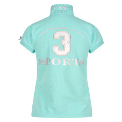 Camiseta tipo polo Favouritas niños HV Polo Tiffany Verde